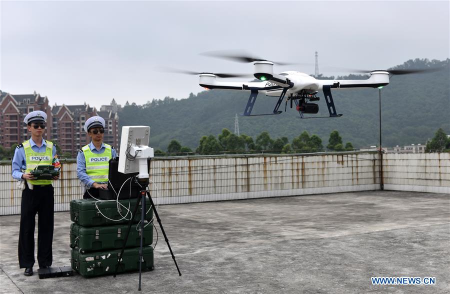 China unveils Police Drones